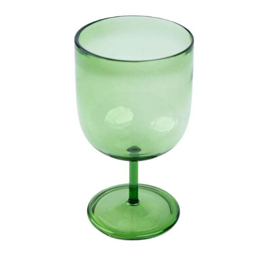 Emerald Green Stemmed Cocktail Glass , 5 x 2.8 Inches (Set of 2)