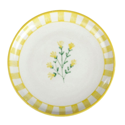 Ceramic Dessert Plates - Sunshine Spring , 7 Inches (Set of 4)