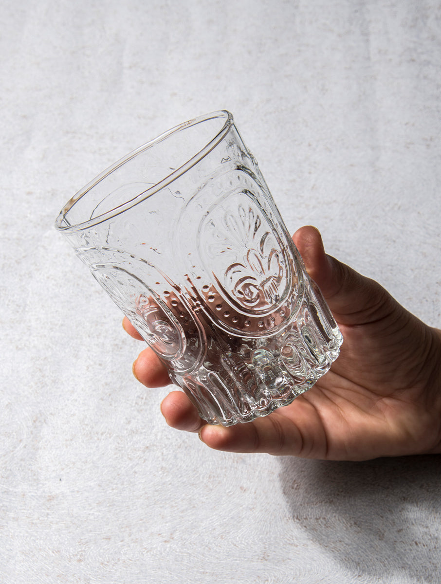 Verdure Drinking Glass, 3 x 4 Inches (SET OF 4)