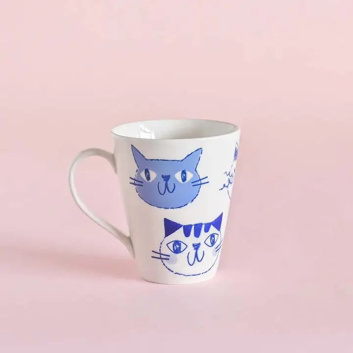 Kitten Coffee Mug, 5.11 x 3.5 x 4.3 Inches (SET OF 4)