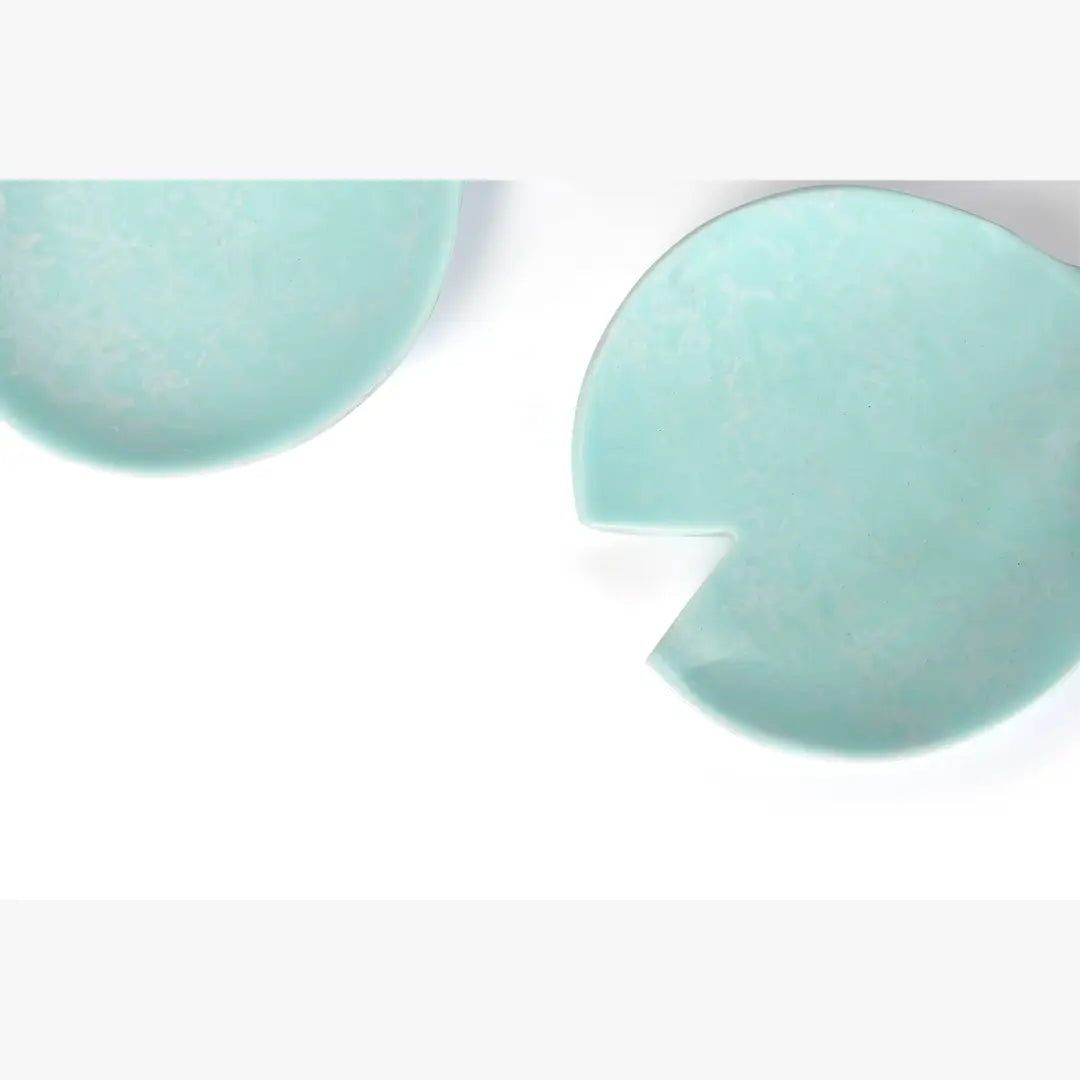 Resin Salad Server- Sky Blue (Set of 2),12.40 x 3.93 Inches