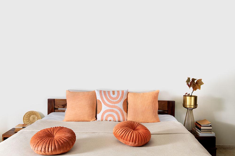 Fall Sunset Terracota Throw Pillow - 18x18 inch