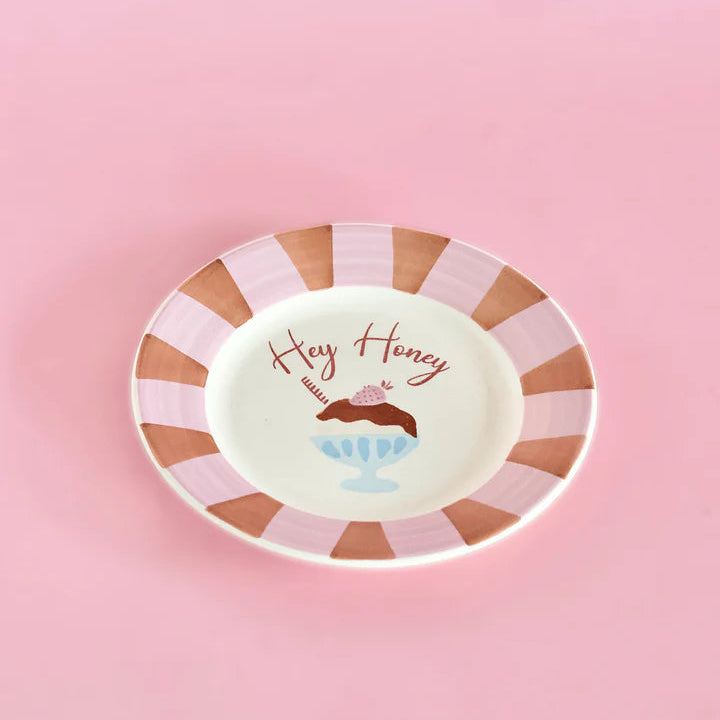 Dessert Time Snack Plates - Set of 4 , 7 inches