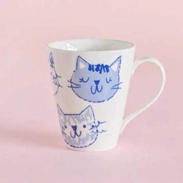 Kitten Coffee Mug, 5.11 x 3.5 x 4.3 Inches (SET OF 4)