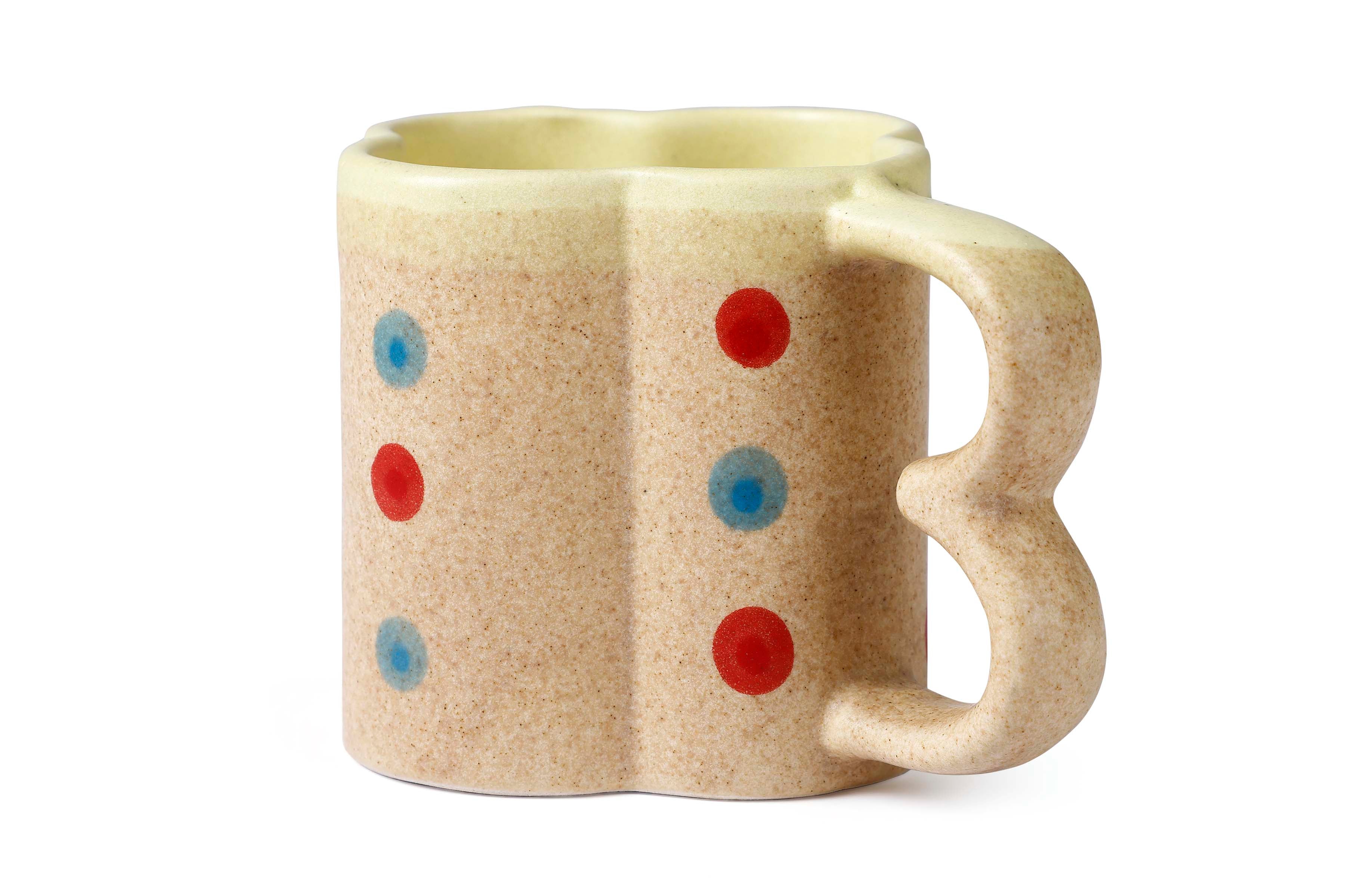 Color Pop Coffee Mug - Brown , 3 x 3.5 Inches - Set of 4