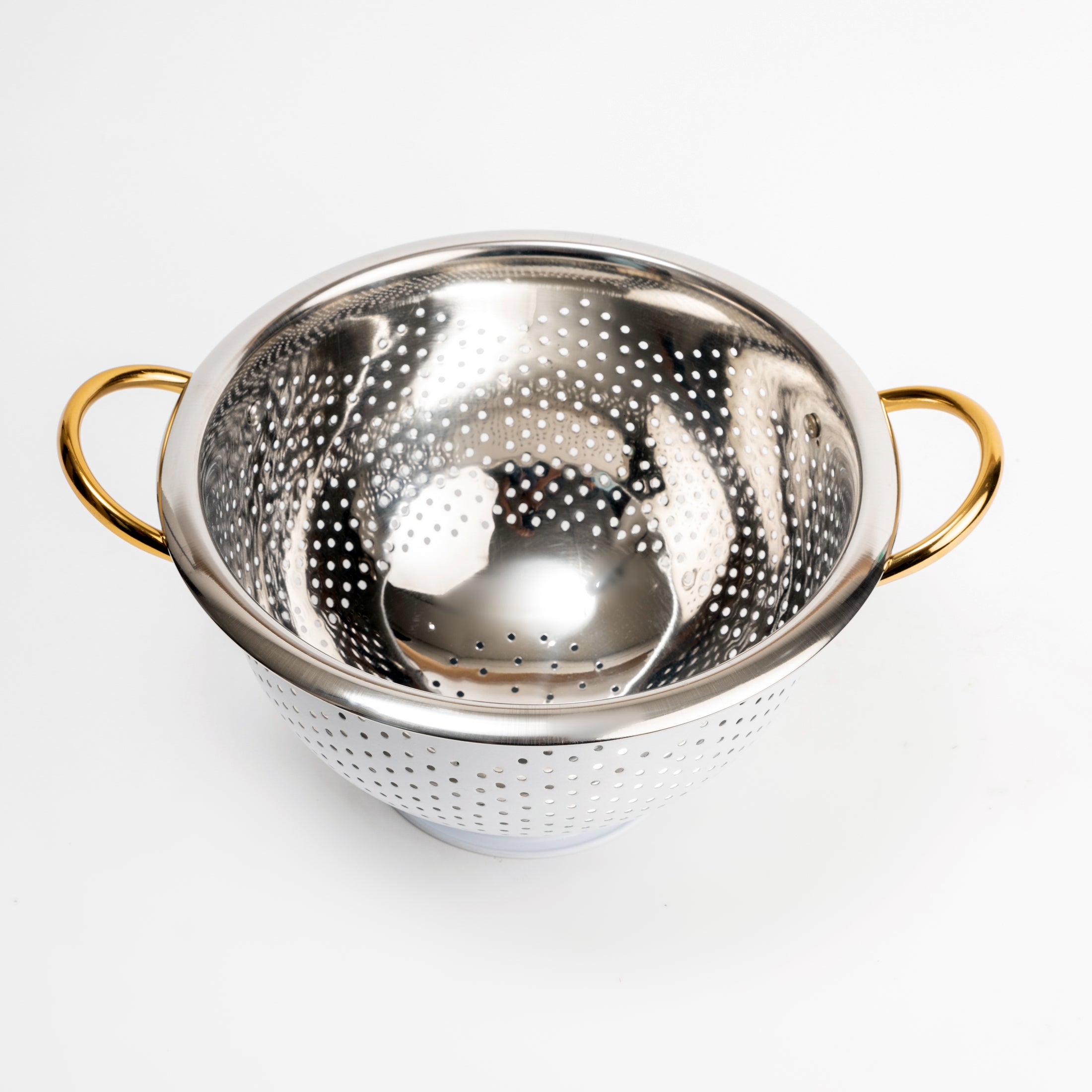 Colum Steel Colander White - 13.25 x 10.75 x 6 Inches