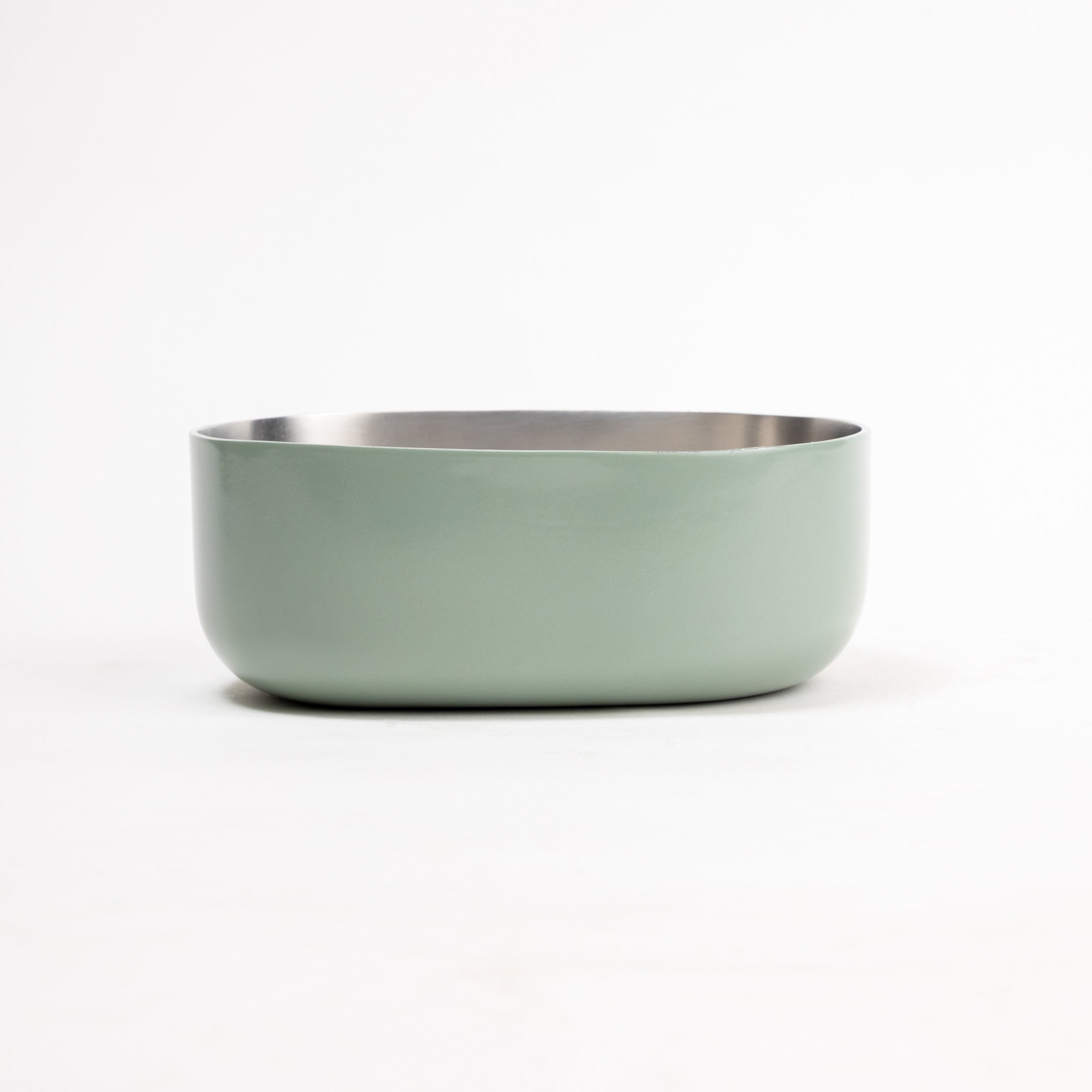 Steel Serveware Bowl, Olive - 6.50 x 4.75 x 2.50 Inches