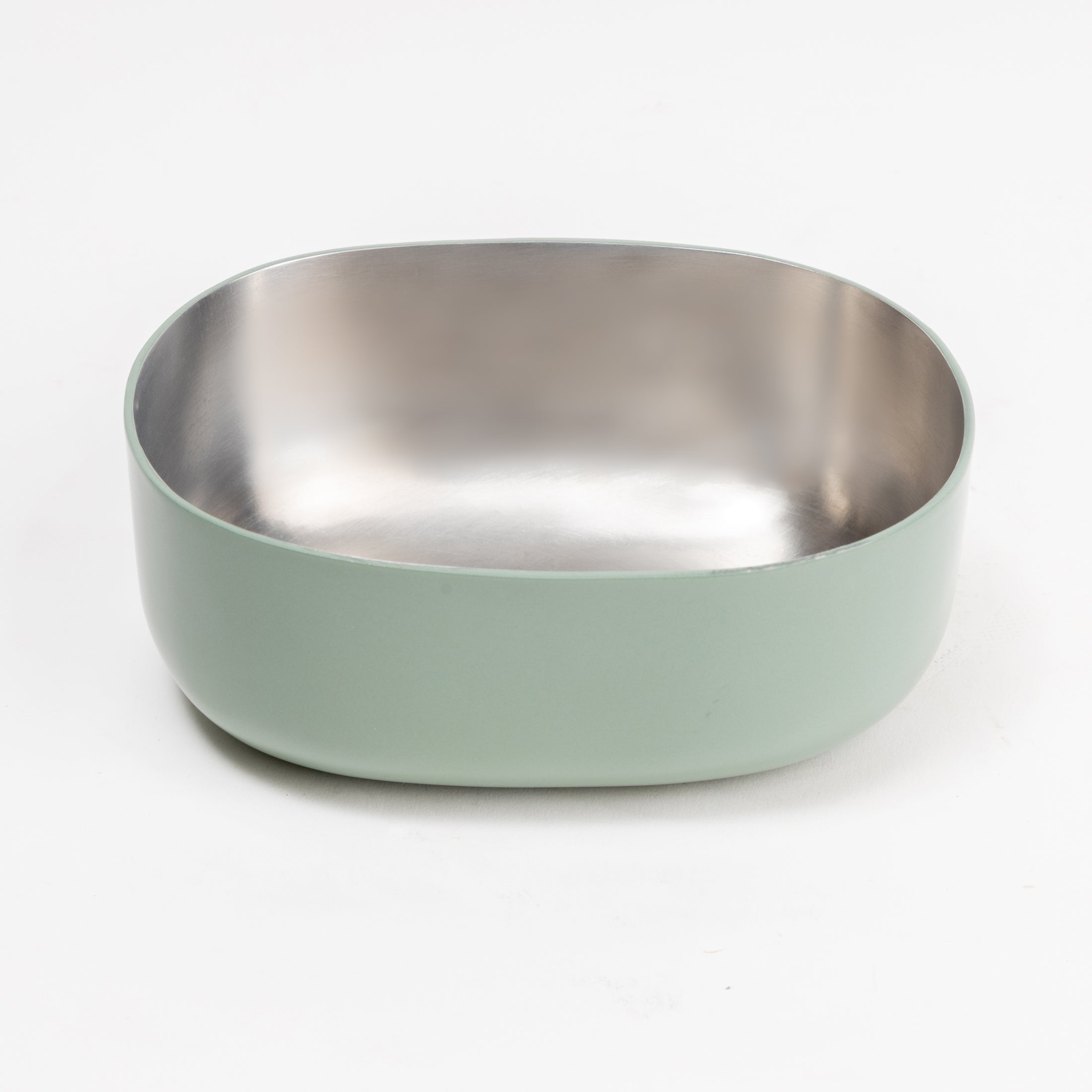 Steel Serveware Bowl, Olive - 6.50 x 4.75 x 2.50 Inches