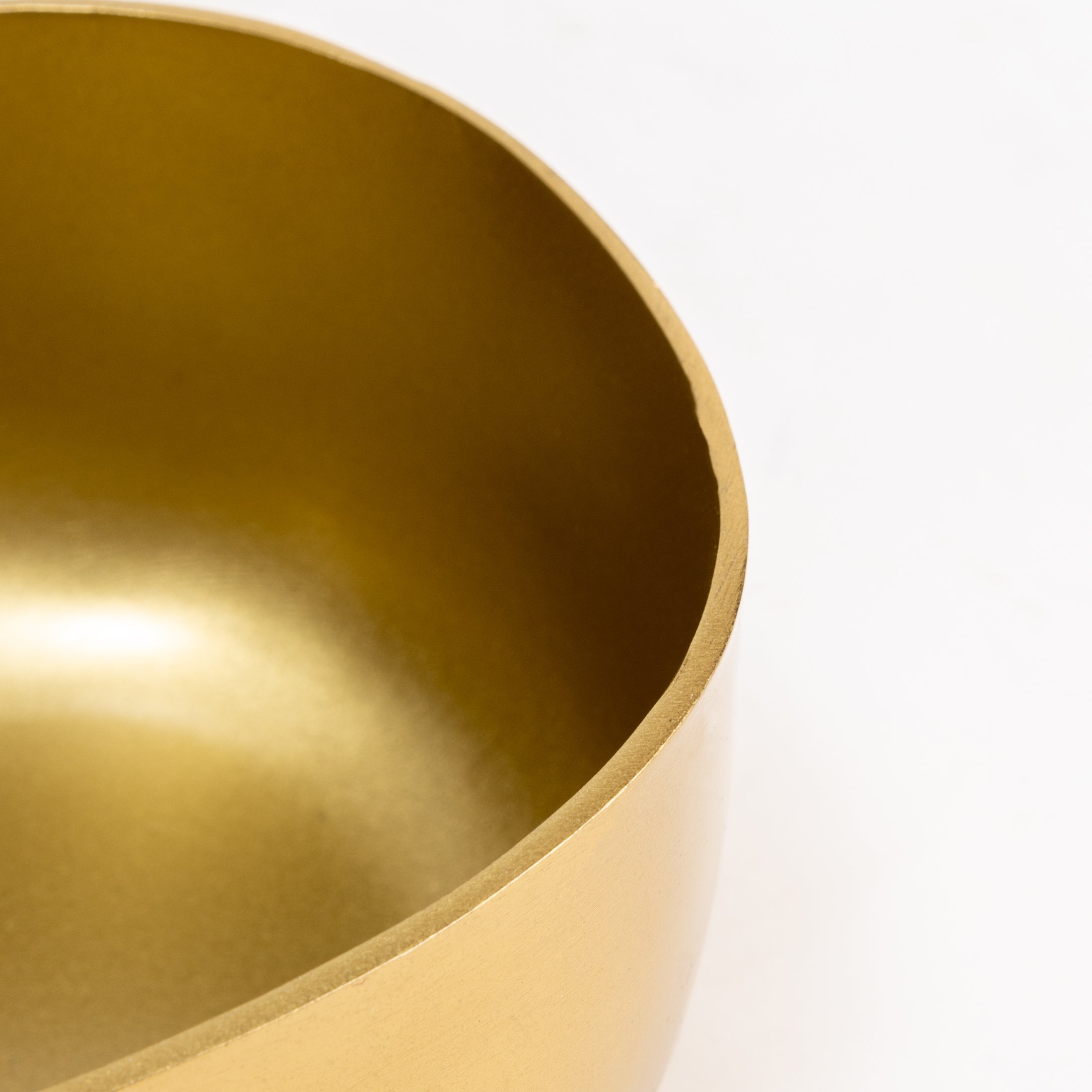 Steel Serveware Bowl, Gold - 6.50 x 4.75 x 2.50 Inches