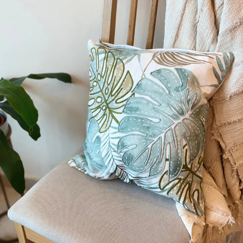 Tropical Whisper Cushion Cover - 16 x 16 Inches