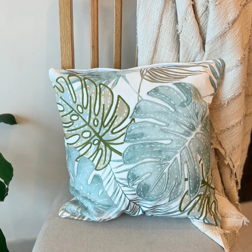 Tropical Whisper Cushion Cover - 16 x 16 Inches