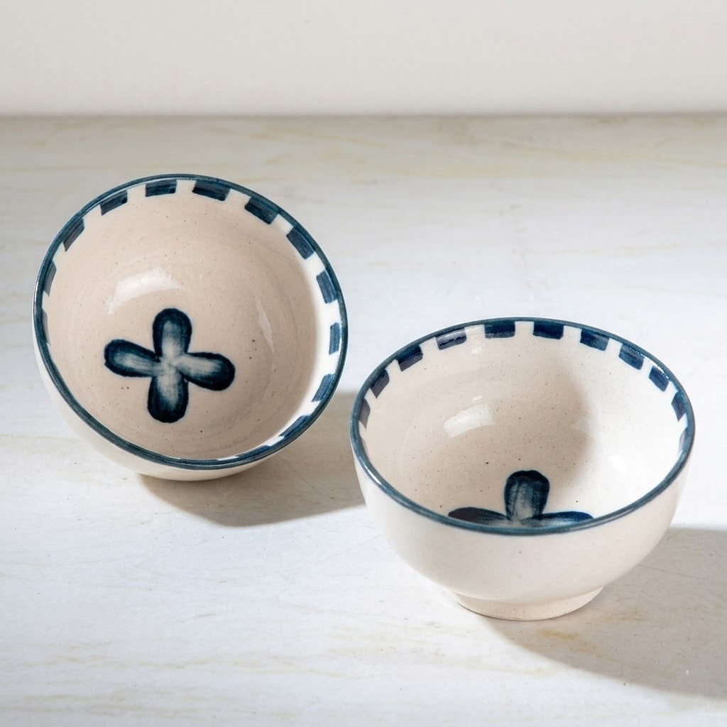 Montane Ceramic Bowl (Set Of 2) 4x4x2 Inches