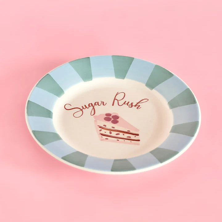 Dessert Time Snack Plates - Set of 4 , 7 inches