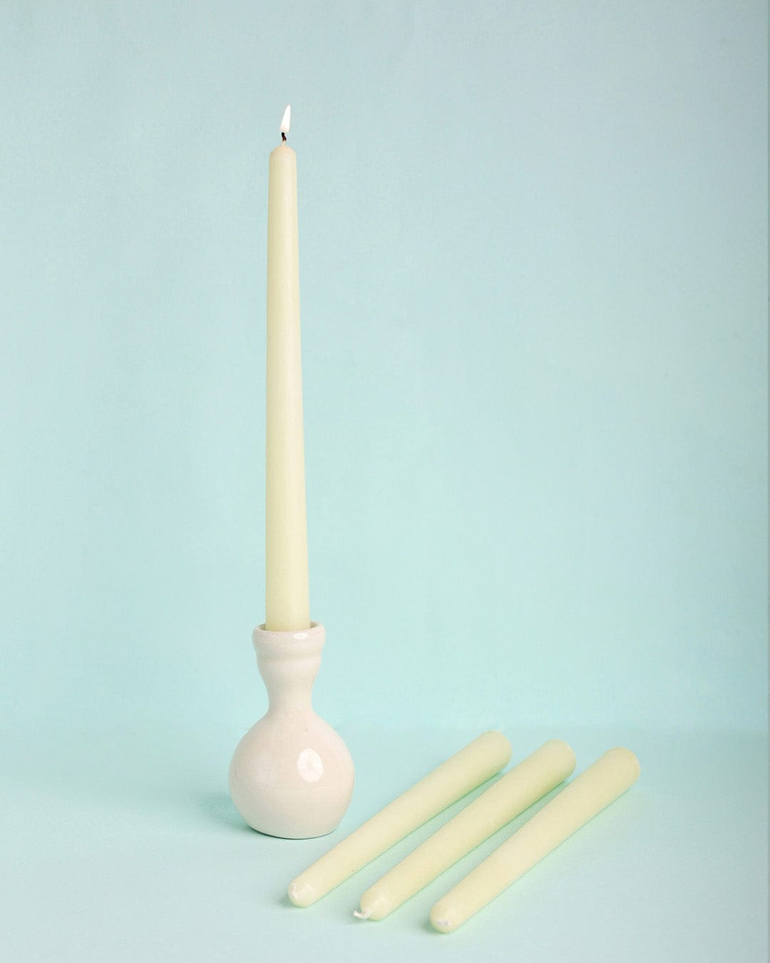 Pastel Tapered Candles Set of 4