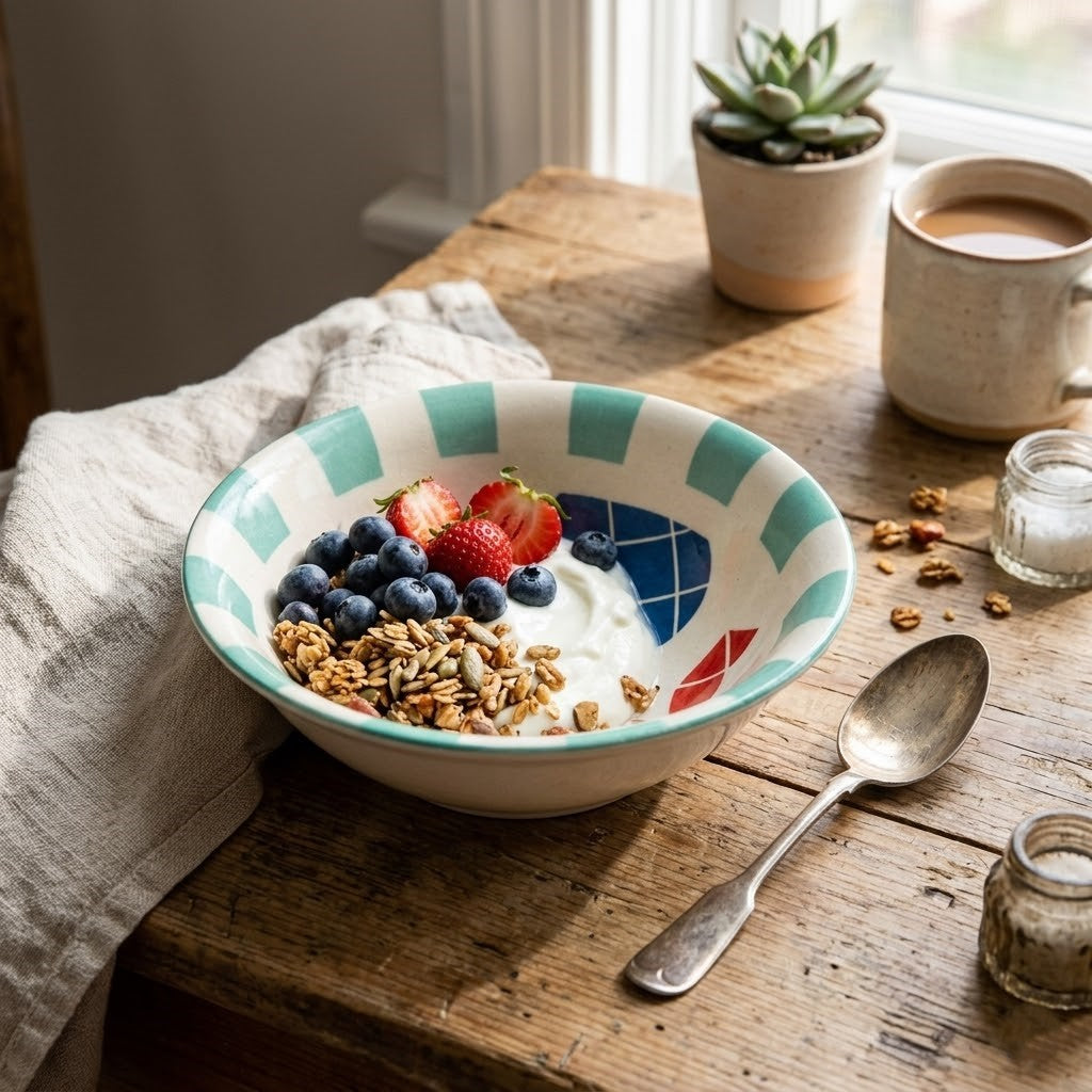 Circle Of Joyee Ceramic Cereal Bowl - 7.5x7.5x2.3 Inches