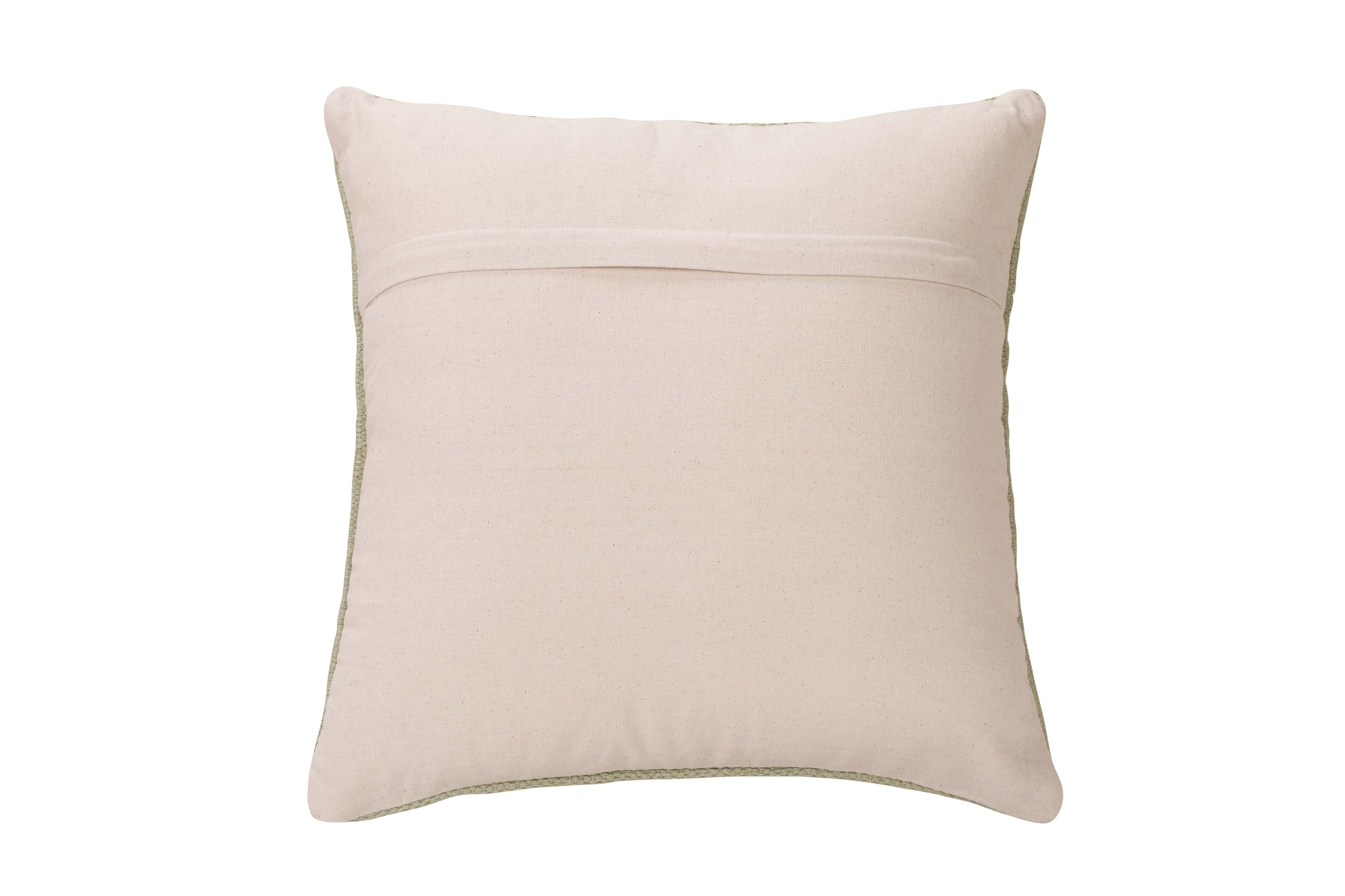 Diamond Accent Pillow, Sage - 18x18 inch