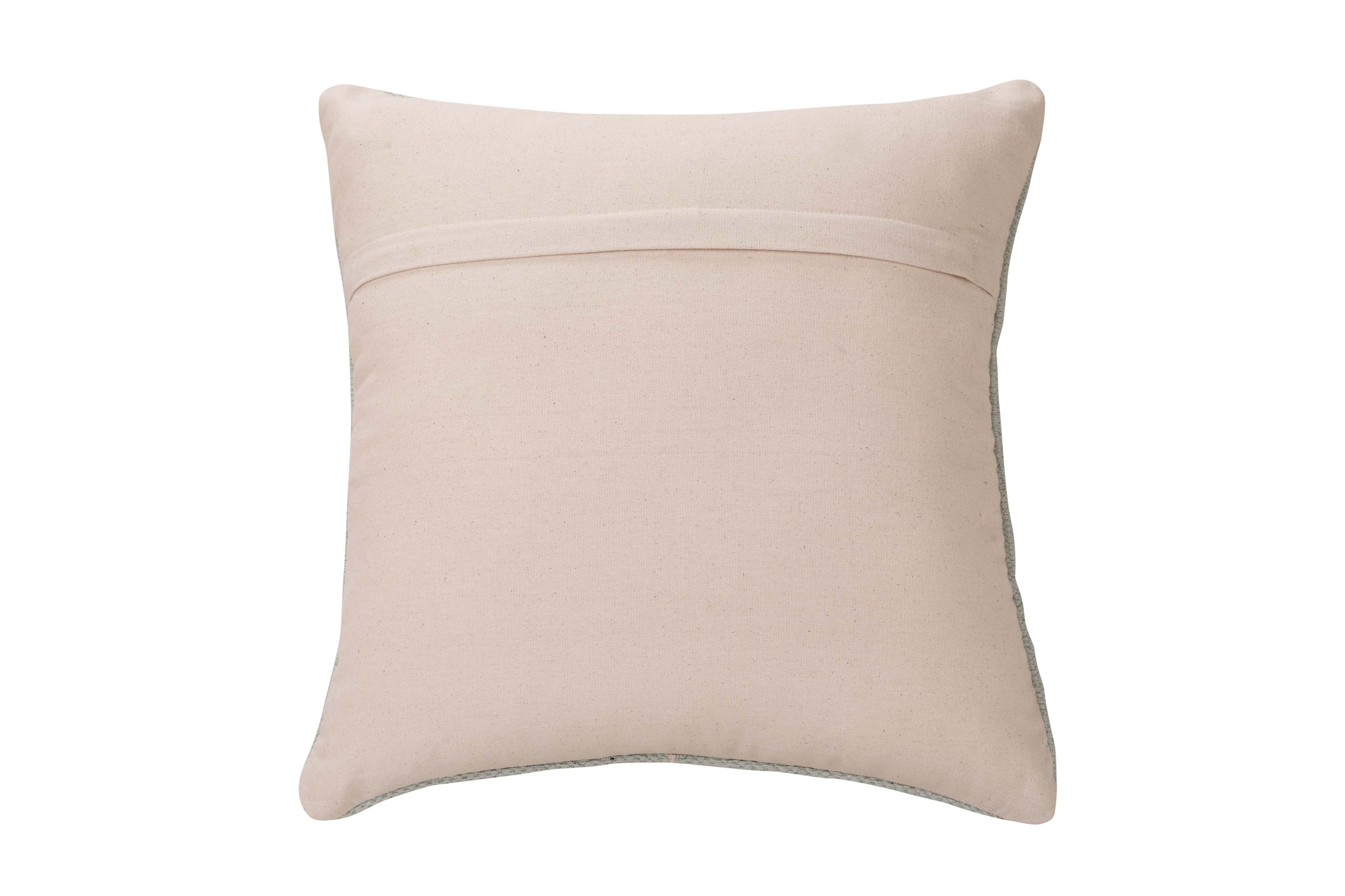 Diamond Accent Pillow, Blue - 18x18 inch