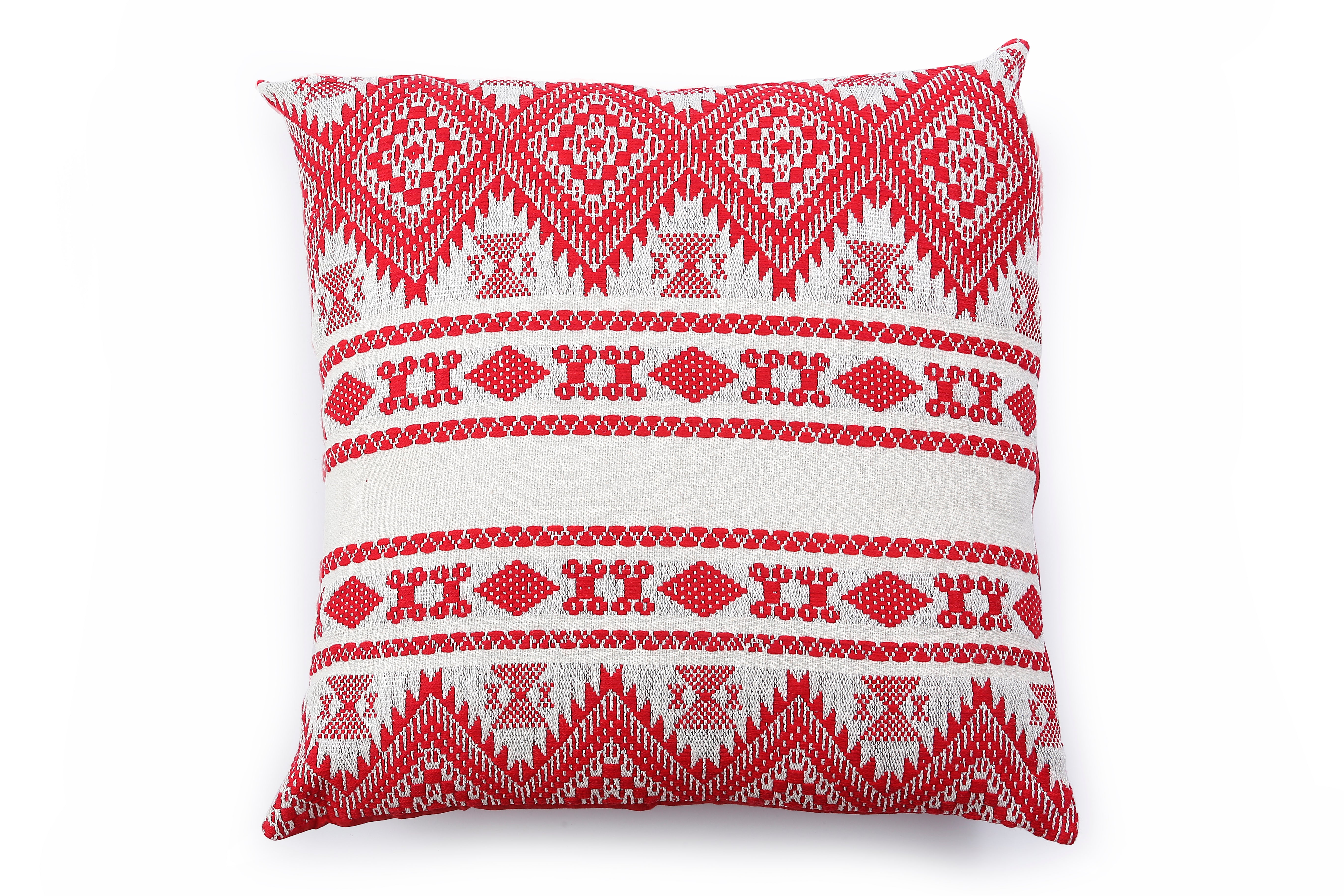 Noel Cushion, Red, 18x18 Inch