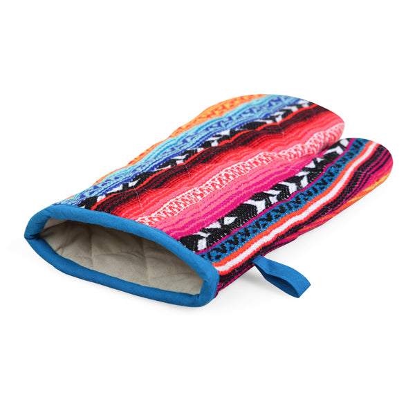 Multi Arrow Oven Mitts & Pot Holder/Set Of 2 (Set of 2)