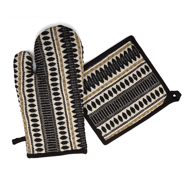 Etoie Oven Mitts & Pot Holder/ Set Of 2 (Set of 2)