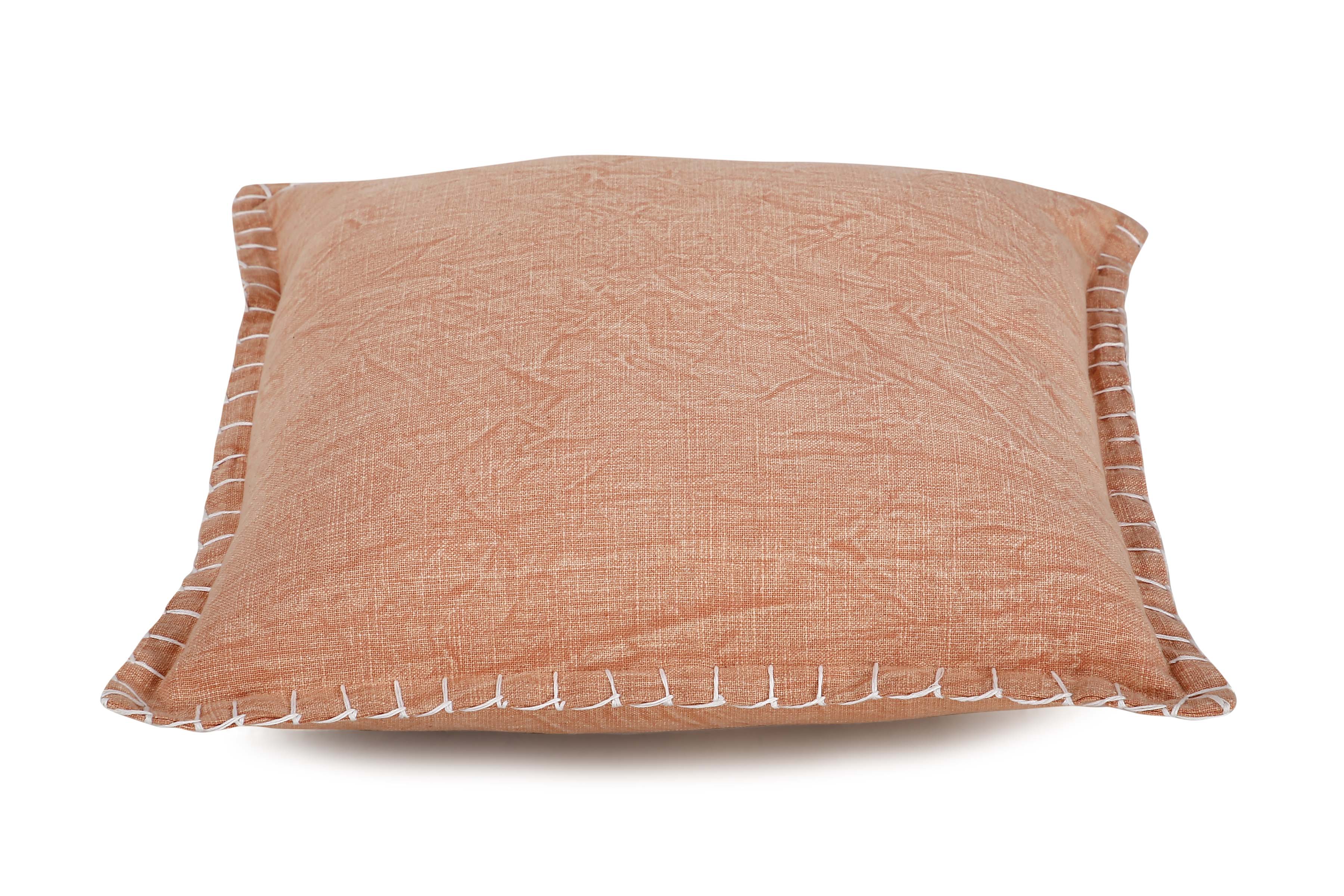 Stone Washed Throw Pillow, Rasberry Blush - 21x21 Inch