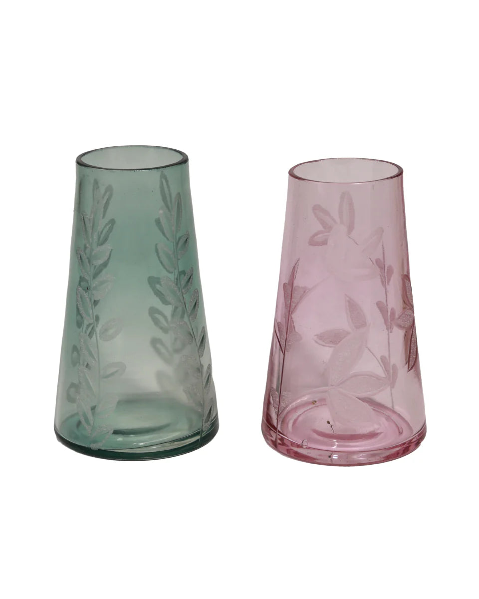Bloom BFFs - Set of 2 Bud Vases , 4.3 x 1.57 x 2.5 Inches