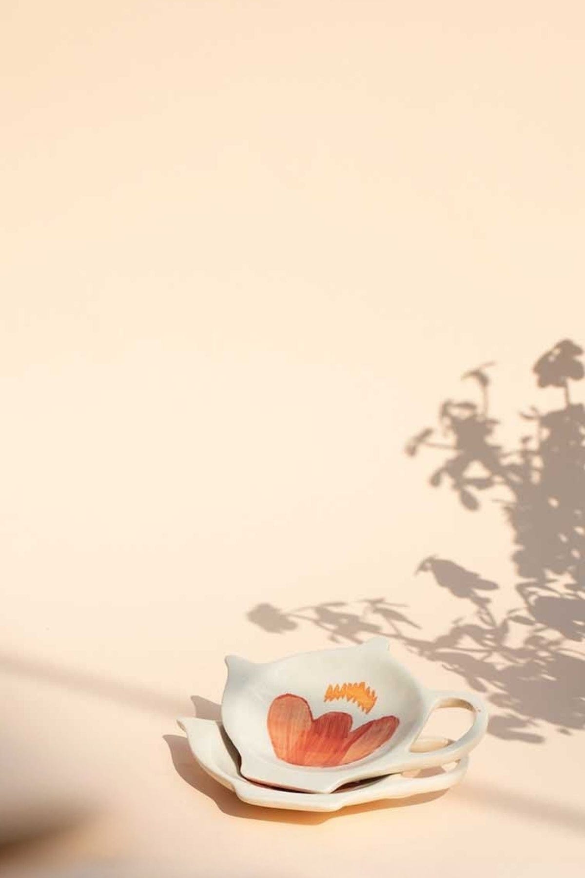 Gypsy Rose Orange Tea Bag Thingy (Set Of 2) - 5x4x0.5 Inches