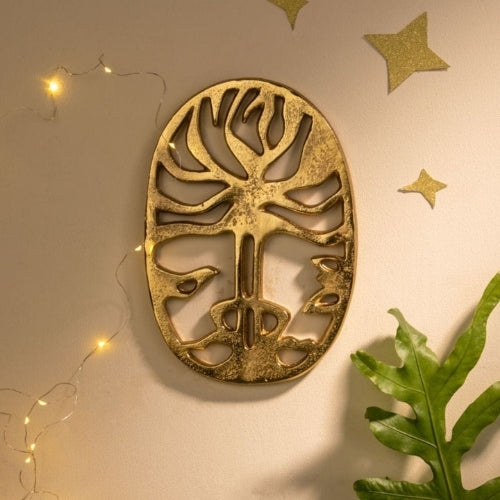 Freedom Tree Trivet (Gold) 8.5x6x0.5 Inches