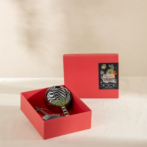 Magic Blooms Steel Measuring Cup Set 4x4x7.5 Inches