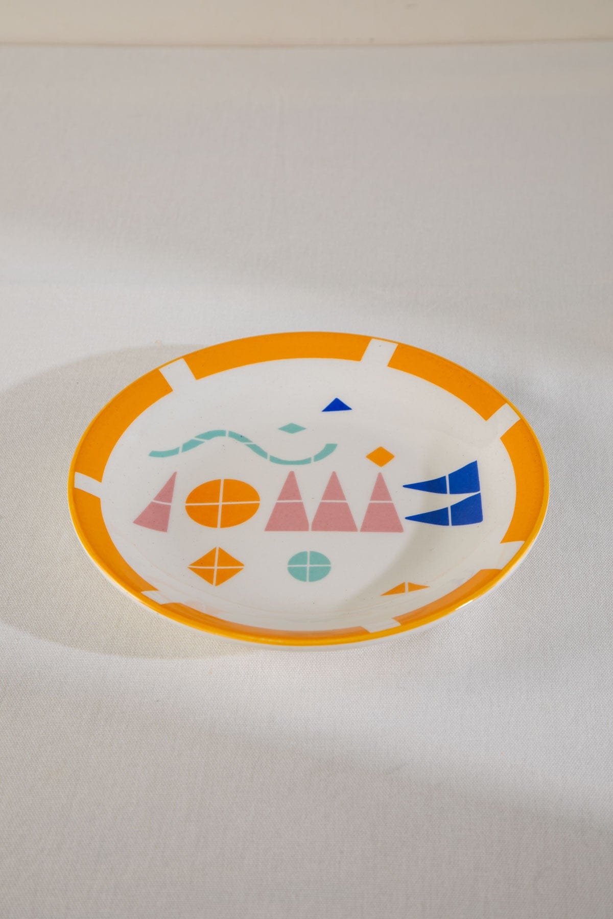 Circle Of Joyee Ceramic Snack Plate - 8.5x8.5x1 Inches
