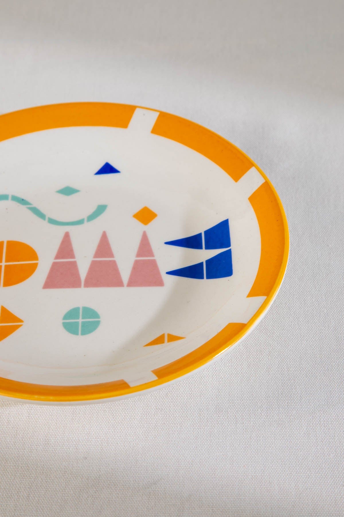 Circle Of Joyee Ceramic Snack Plate - 8.5x8.5x1 Inches