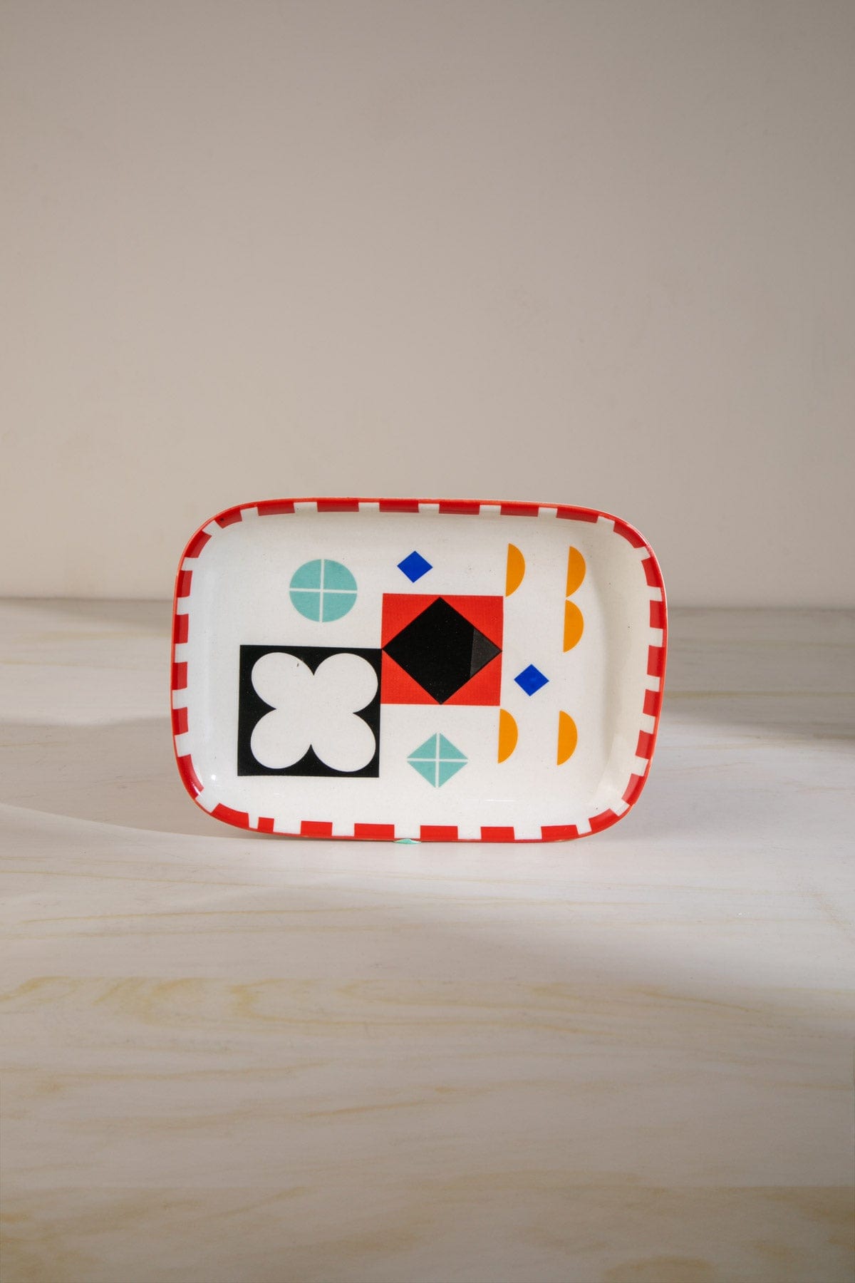 Circle Of Joyee Ceramic Nut Tray - Multi , 9.5x6.5x1 Inches