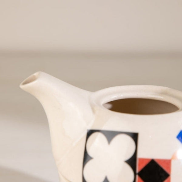 Circle Of Joyee Ceramic Tea Pot - Multi , 2.8x2.8x5.5