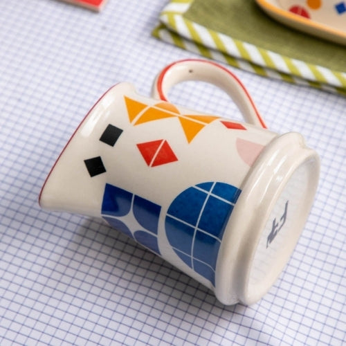 Circle Of Joyee Ceramic Milk Jug 4x3.5x5 Inches