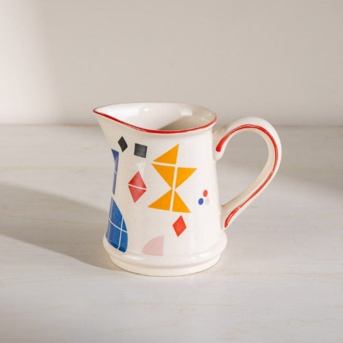 Circle Of Joyee Ceramic Milk Jug 4x3.5x5 Inches