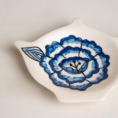 Damask Tea Set Thinggy (Set Of 2) - 5x4x0.5 Inches