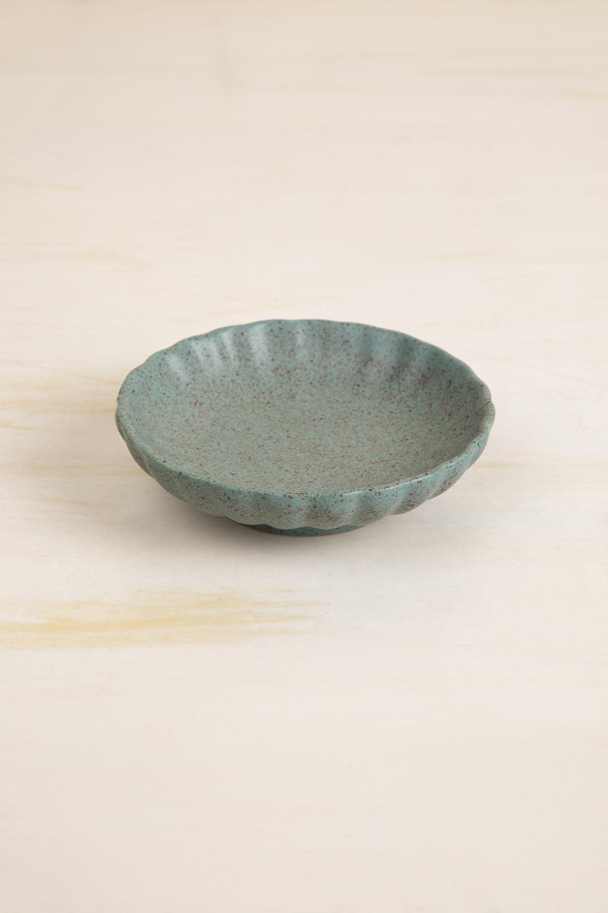 Studio Naturals Berry Blue Trinket Dish (Set Of 2) - 4x4x1 Inches