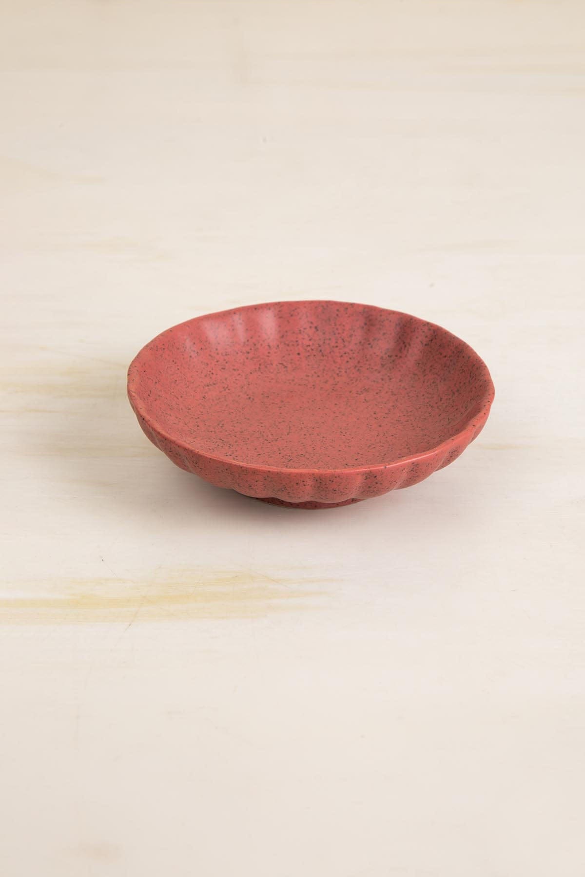 Studio Naturals Red Pepper Trinket Dish (Set Of 2) - 4x4x1 Inches