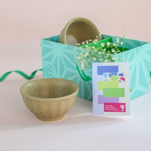 Studio Naturals Herb Green Mixer Bowl (Set Of 2) 4.5x4.5x2.4 Inches