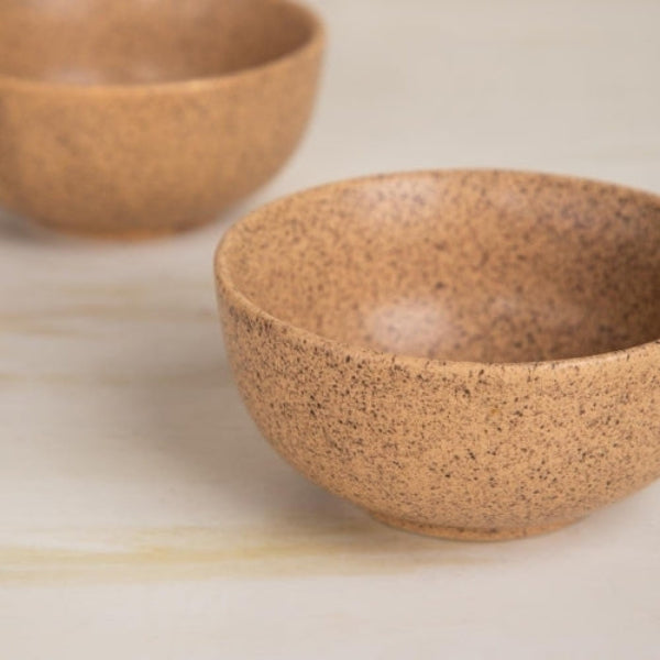 Studio Naturals Butter Yellow Bowl (Set Of 2) 4x4x2 Inches