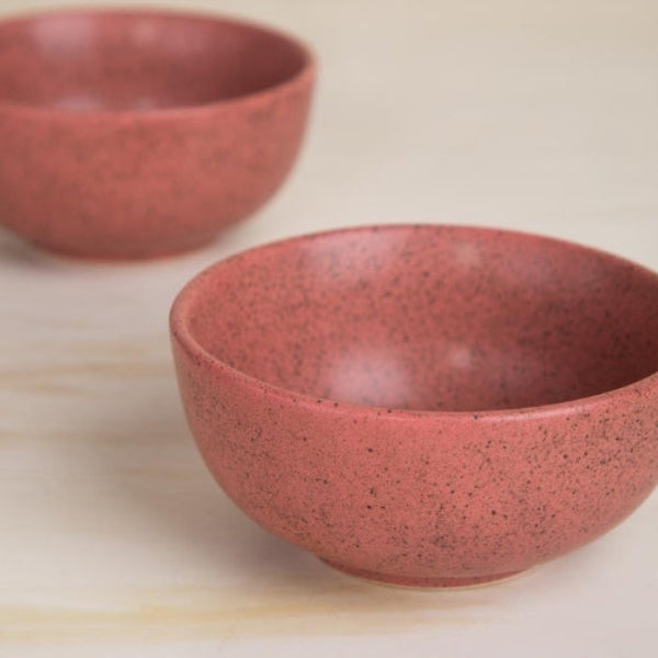 Studio Naturals Red Pepper Bowl (Set Of 2) 4x4x2 Inches