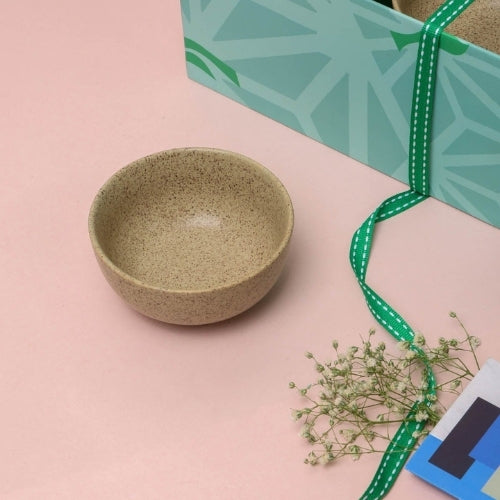 Studio Naturals Herb Green Bowl (Set Of 2) 4x4x2 Inches