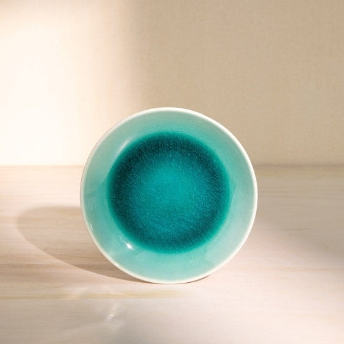 Midori Ceramic Side Plate 7x7x0.5 Inches (Set of 2)