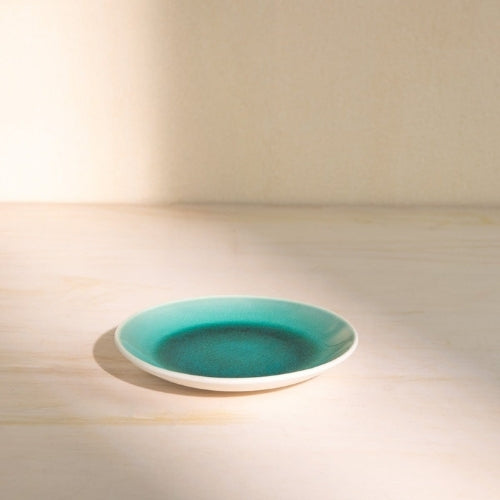 Midori Ceramic Side Plate 7x7x0.5 Inches (Set of 2)