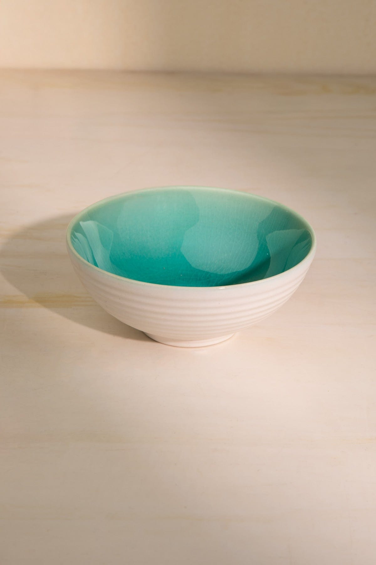 Midori Ceramic Pasta Bowl - 7x7x3 Inches