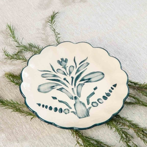 Montane Ceramic Side Plate - 8x8x1 Inches