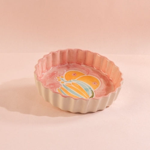 Keora Ceramic Quiche Dish 7.5x7.5x2 Inches