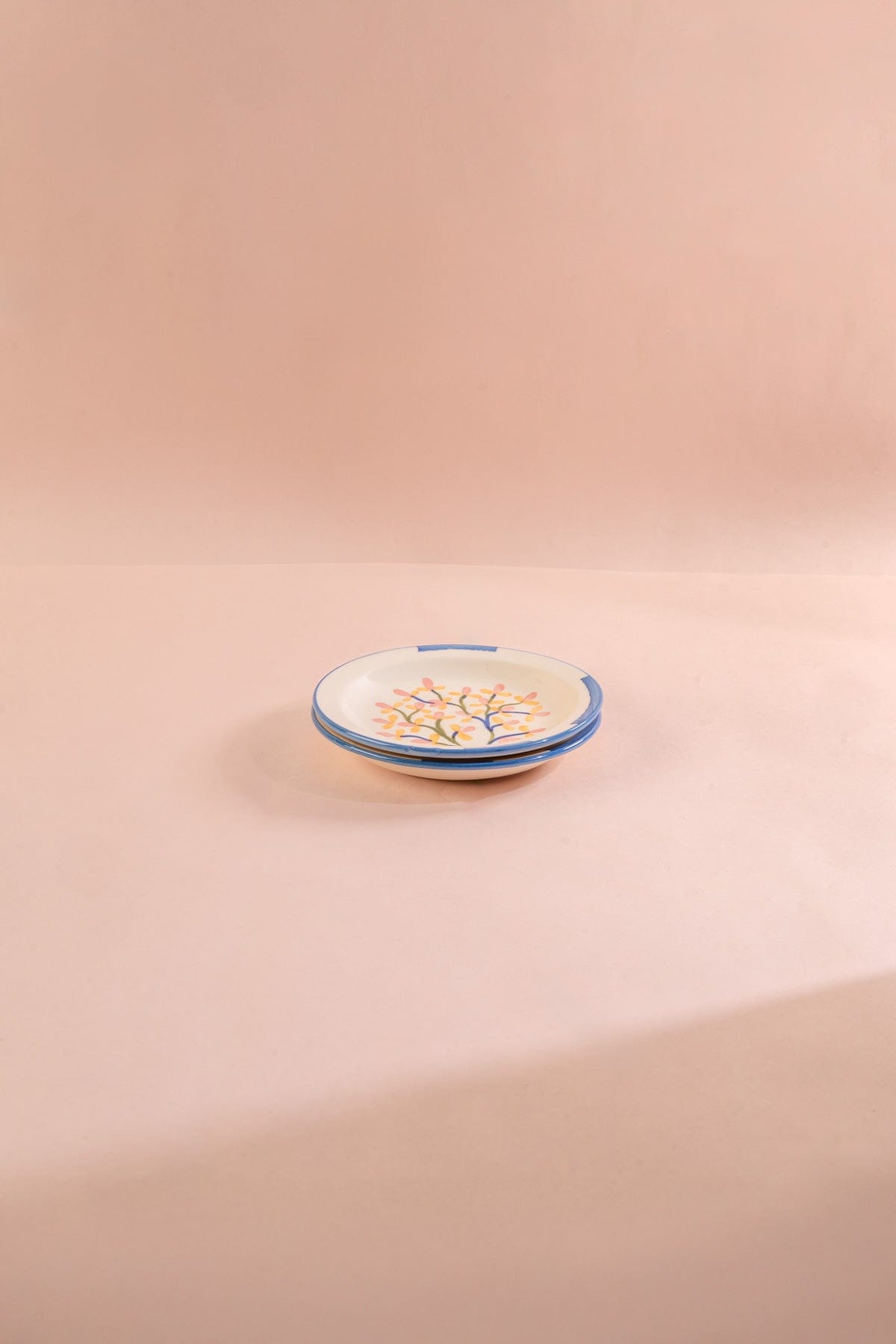 Keora Ceramic Tapas Plate (Set of 2) - 6x6x0.9 Inches