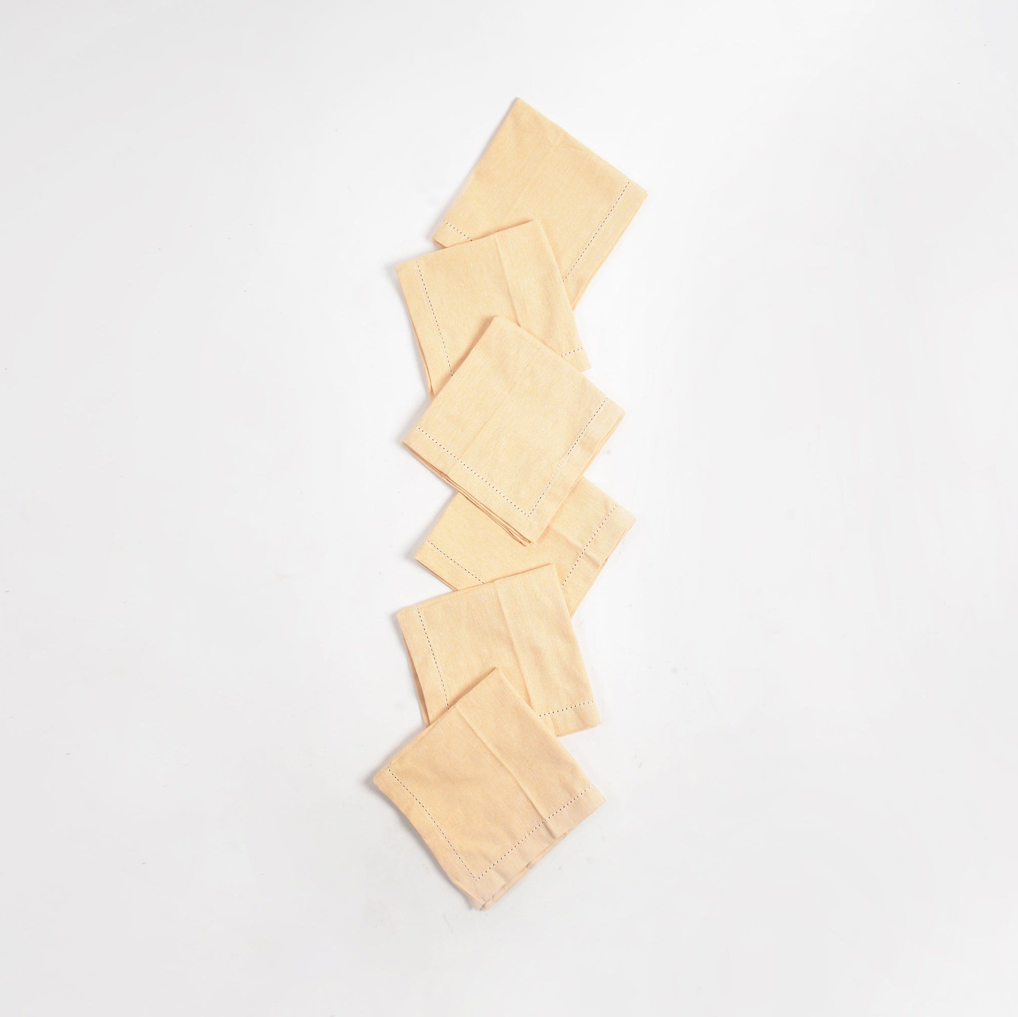 Solid Wheaten Cotton Chambray Table napkins (set of 6)- 2 SETS