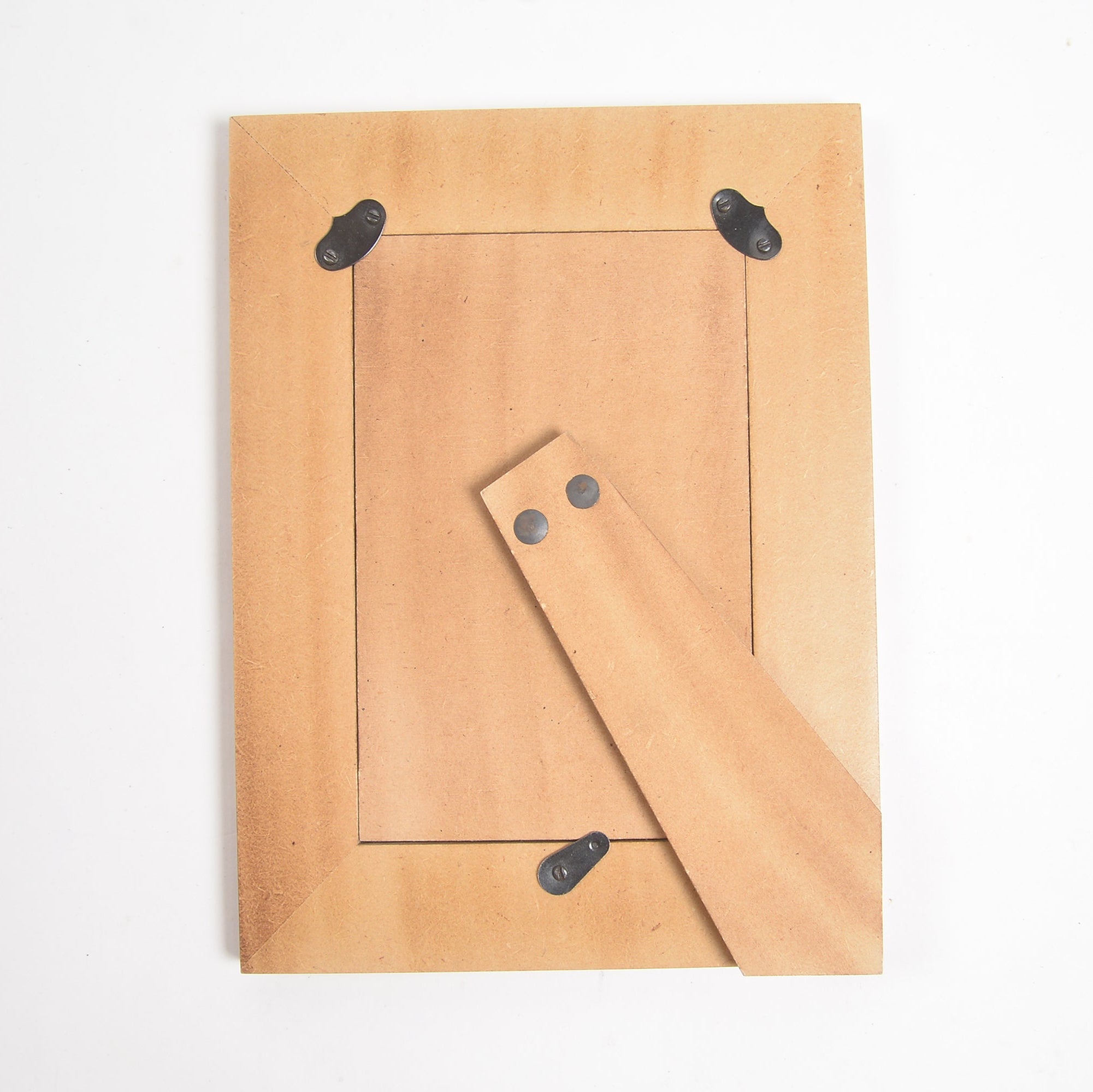 Mango Wood & Resin Geometric Photo Frame, 7x9 Inch